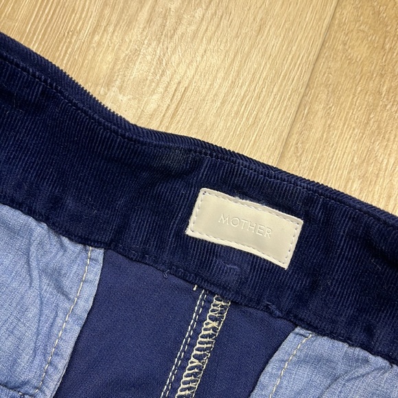 NEW! Mother the big league prep cuff heel corduroy pants, SIZE 28 1042 - Picture 7 of 9